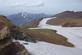 Top of Totnysh pass. Fergana range